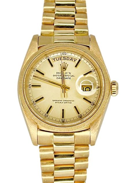 rolex 1803 president bracelet|pre owned rolex president watches.